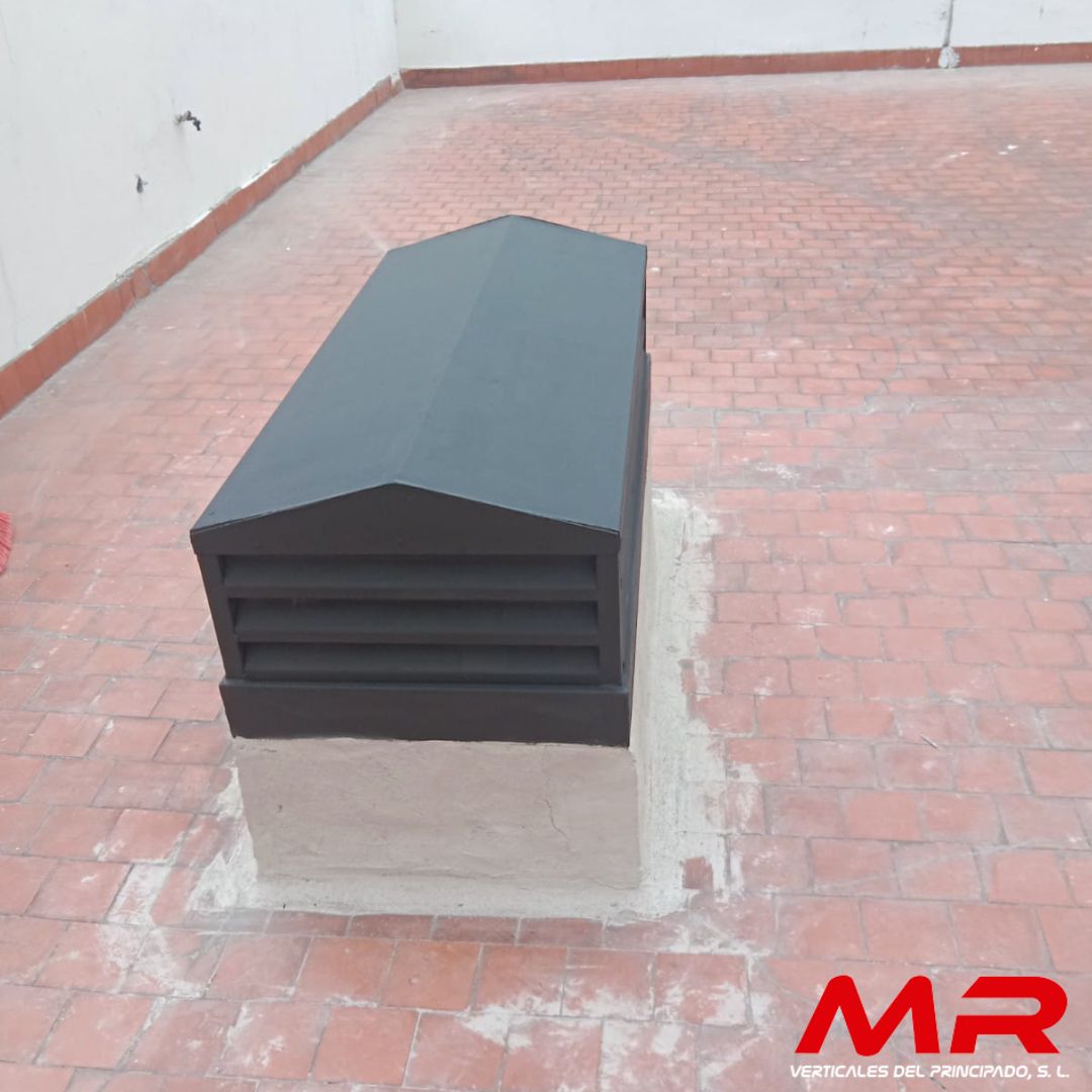 Reparación de un capuchón de ventilación